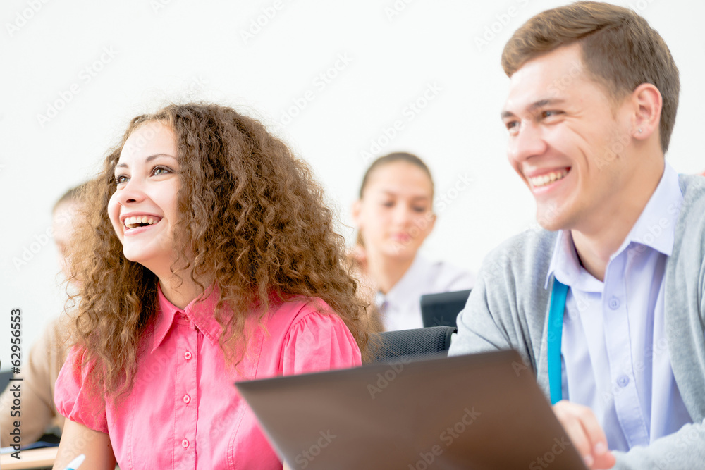 students in the classroom