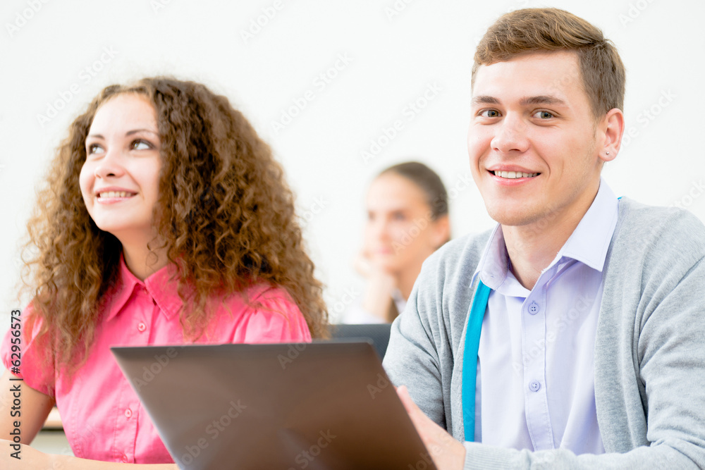 students in the classroom