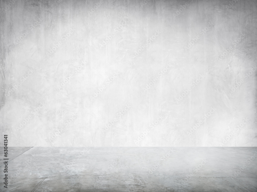 Empty White Industrial Interior Wall