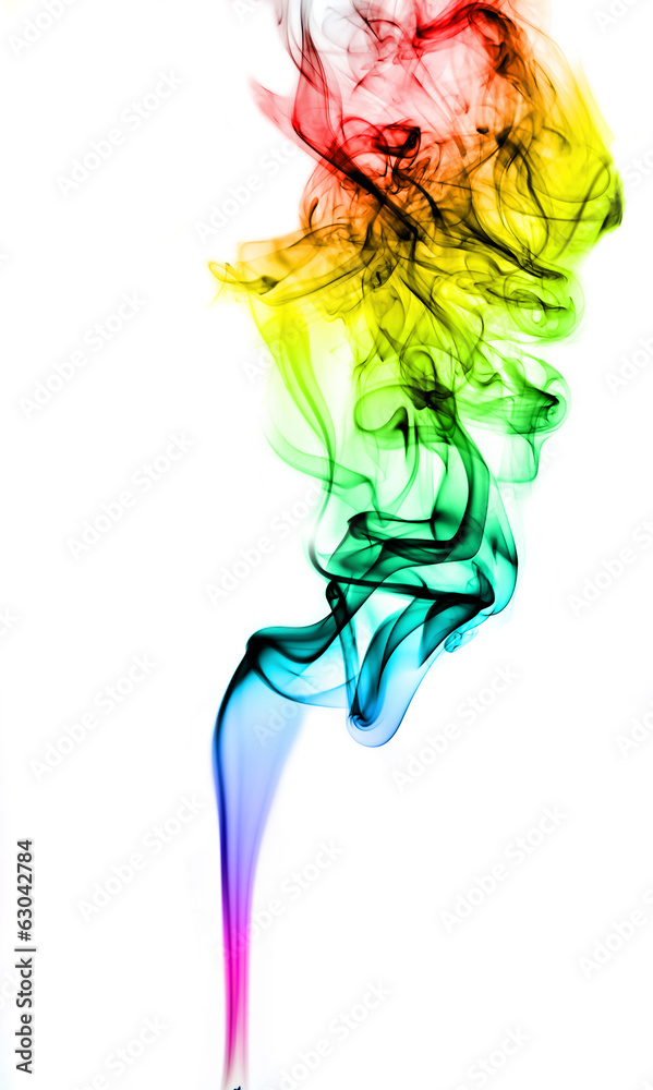 colorful smoke