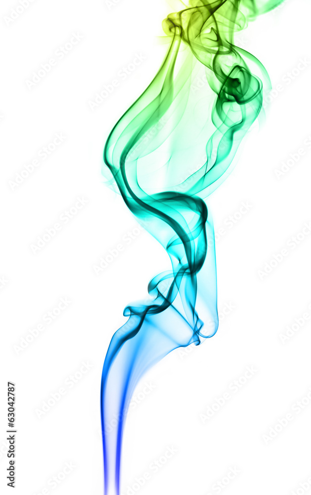 colorful smoke