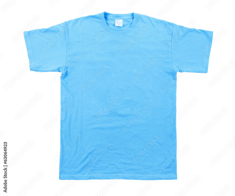 blue tshirt template ready for your own graphics.