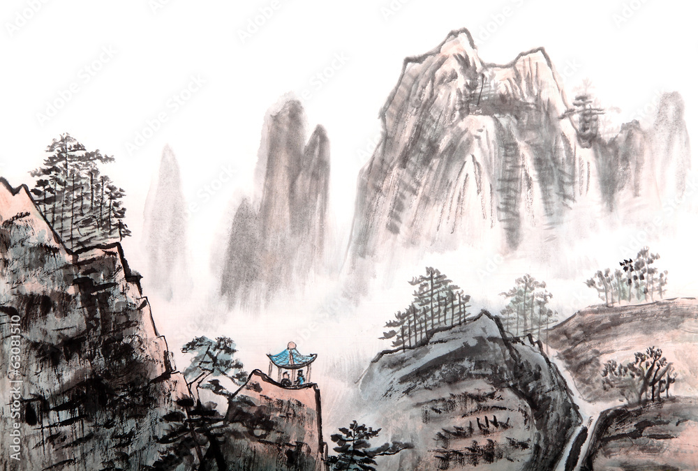 traditional Chinese painting , landscape