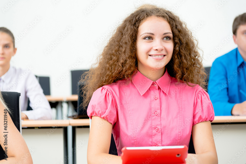 students in the classroom