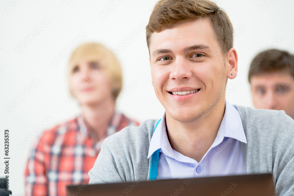 students in the classroom