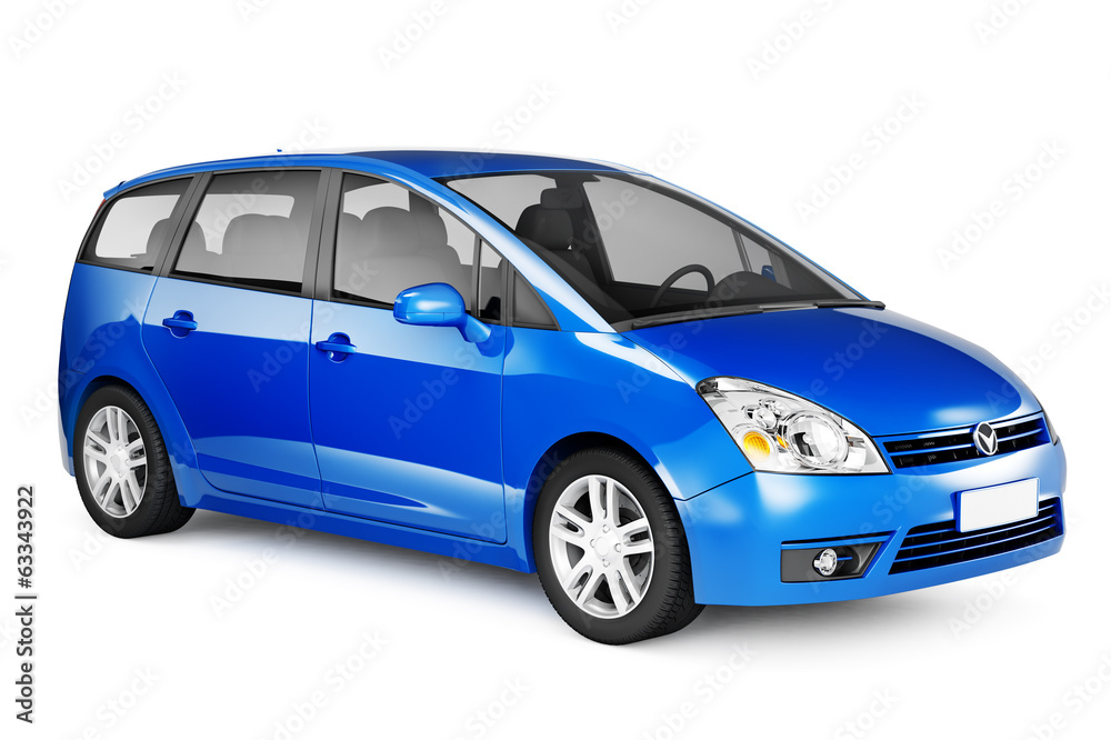 Blue car