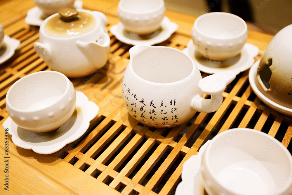 Classical asian tea set