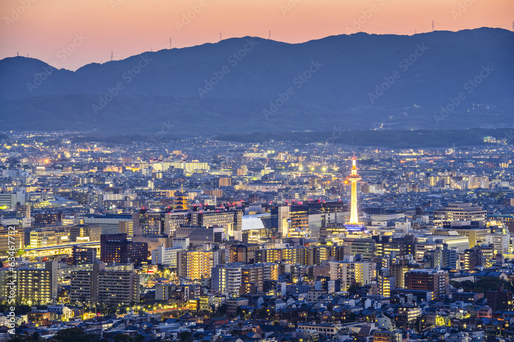 Kyoto, Japan Skyline