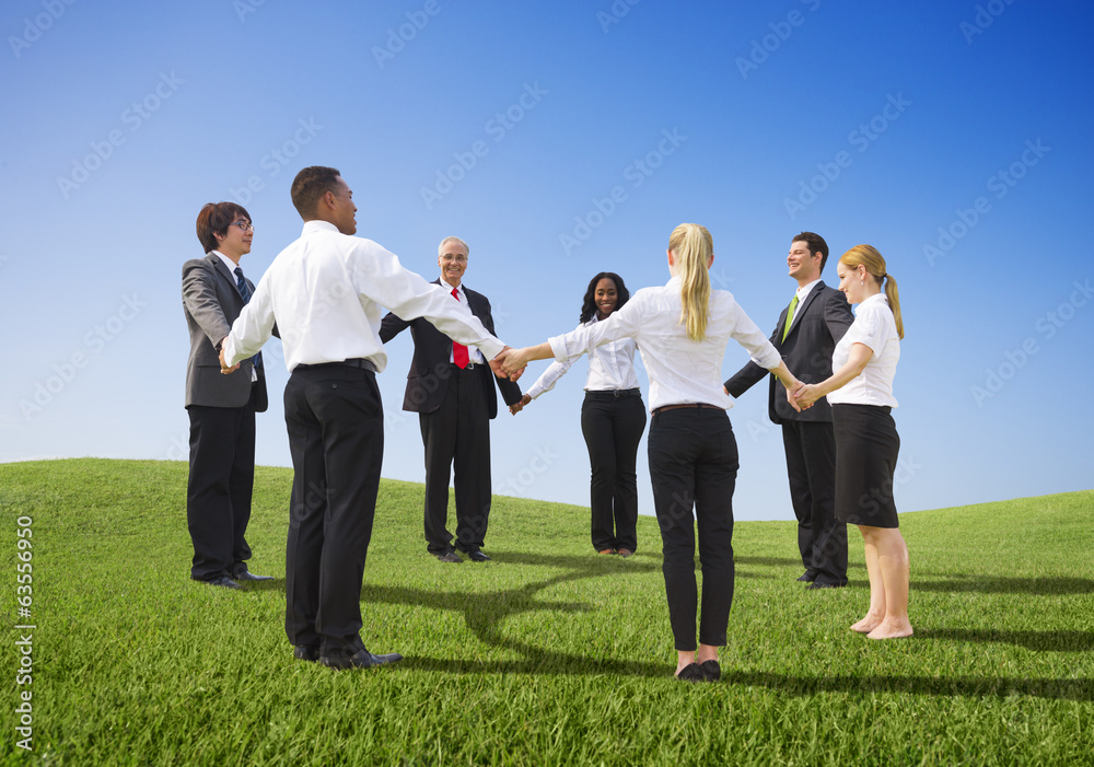 Group of Business People Outdoors