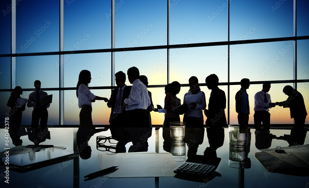 Business People Discussing In Conference Room