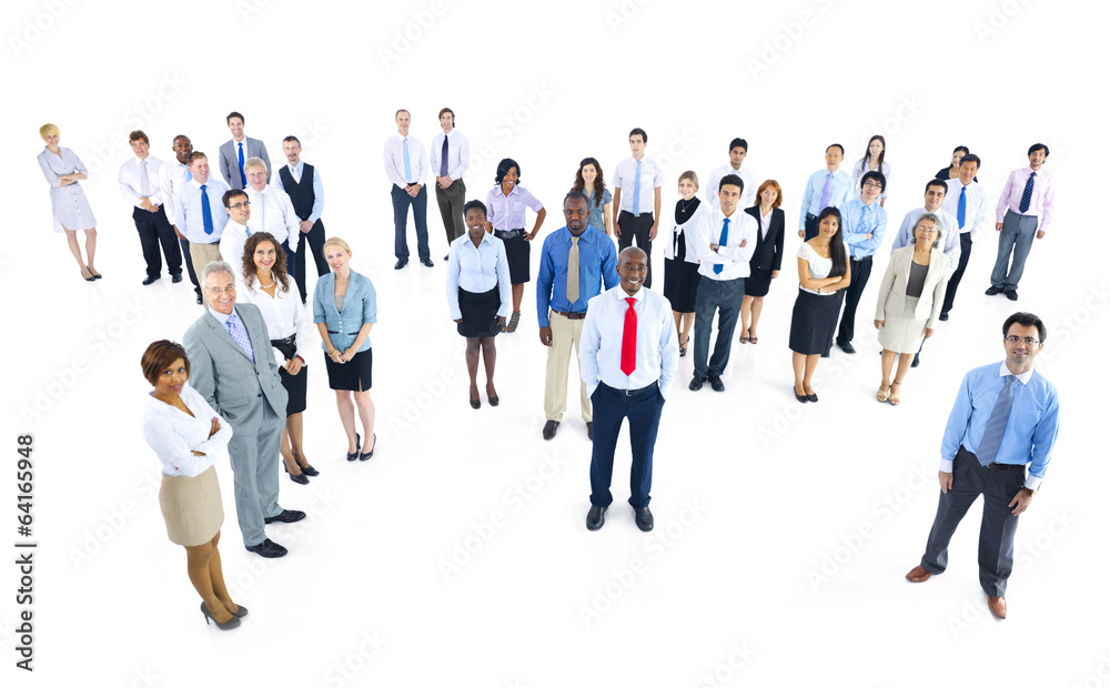 Large Group of Business People