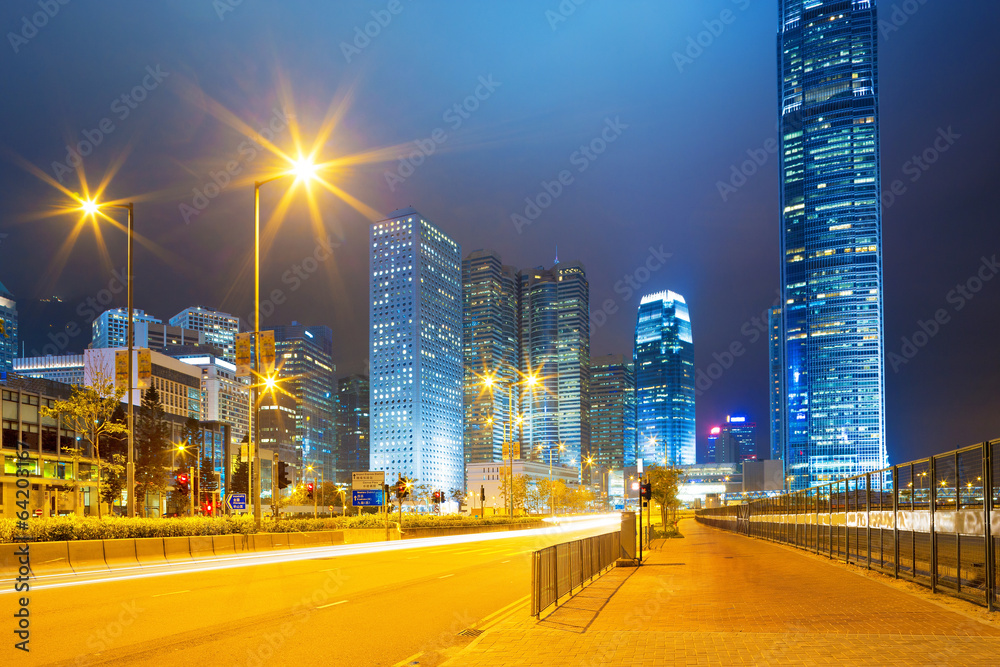 现代城市夜景