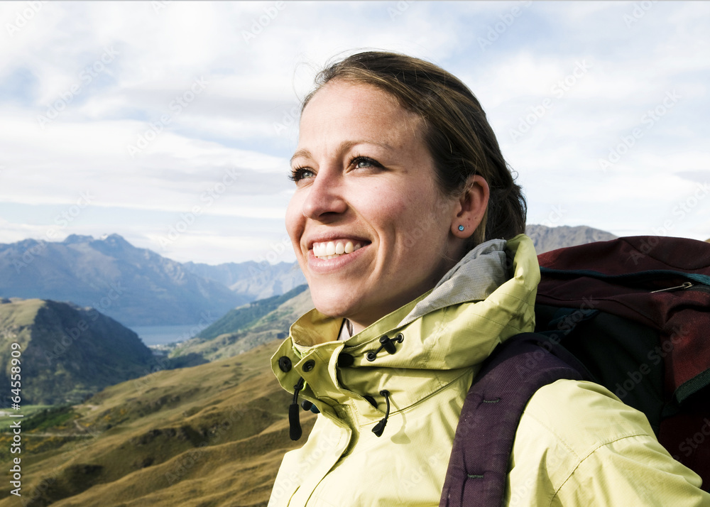 Portrait of a Hiker, Queenstown, New Zealand