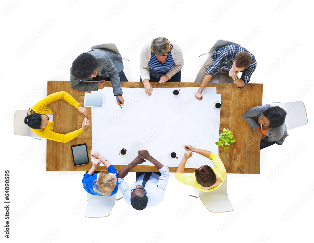 Group of People Meeting