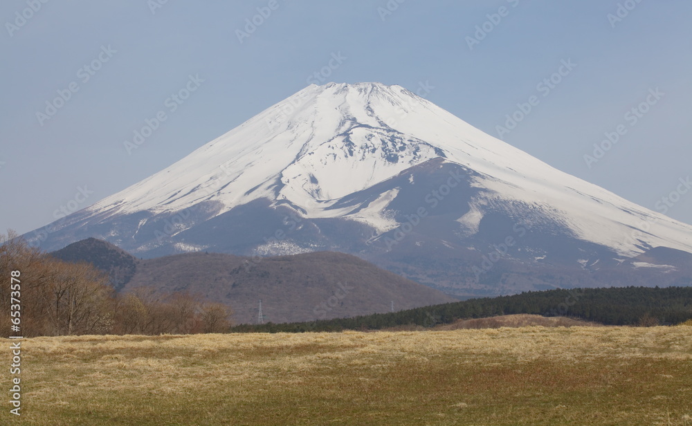 来自后藤坝的冬季富士山