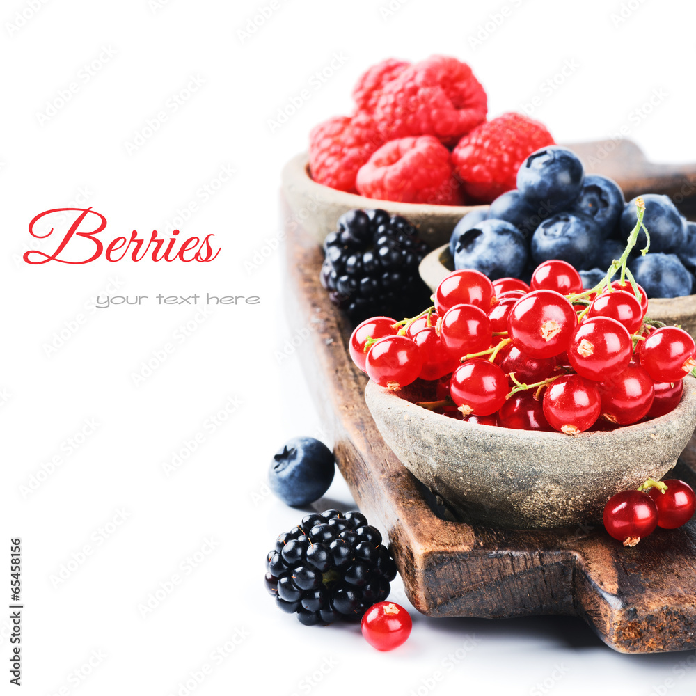 Fresh organic berries