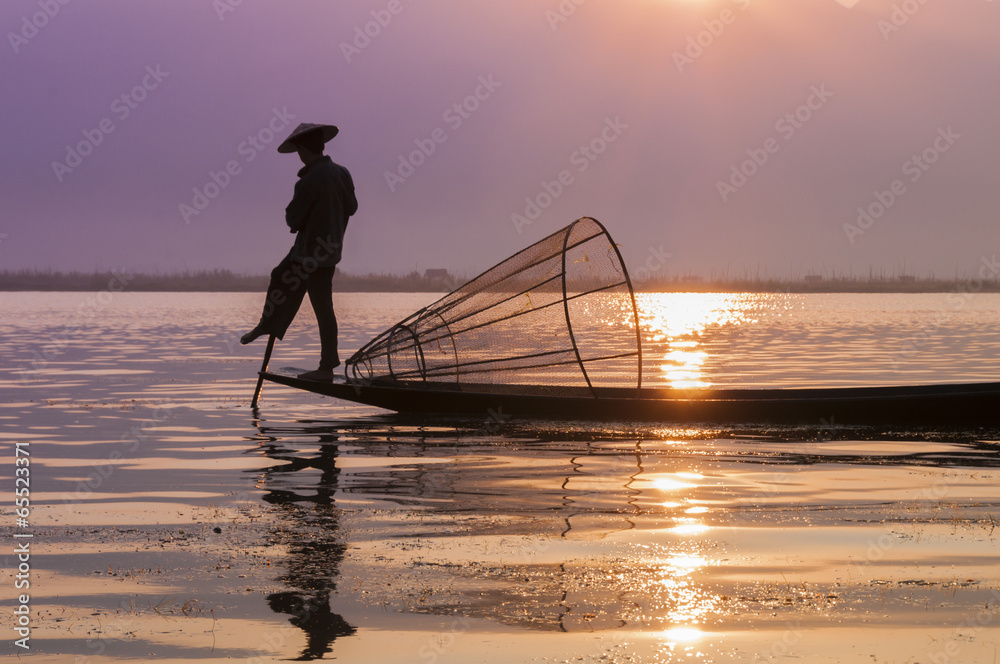 Fischer auf dem Inle-See