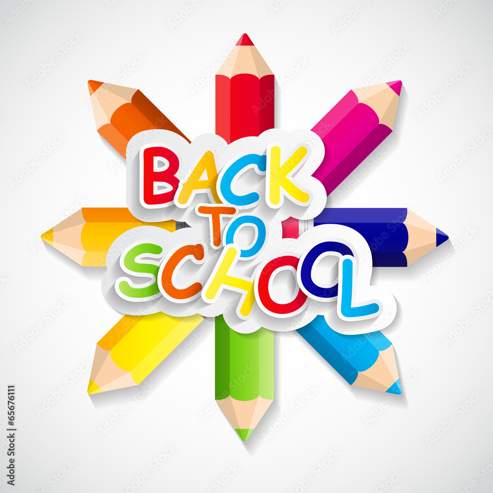 Back to School Concept Vector Illustration