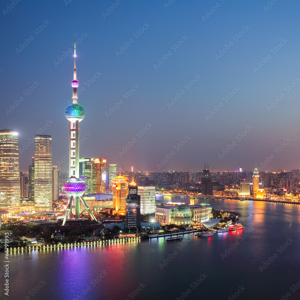 上海美丽的夜景