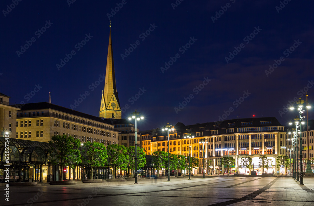 Rathausmarkt, a square in Hamburg, Germany