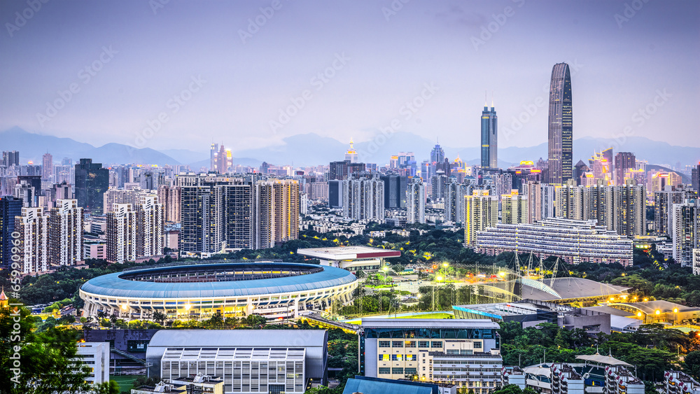 Shenzhen, China Cityscape