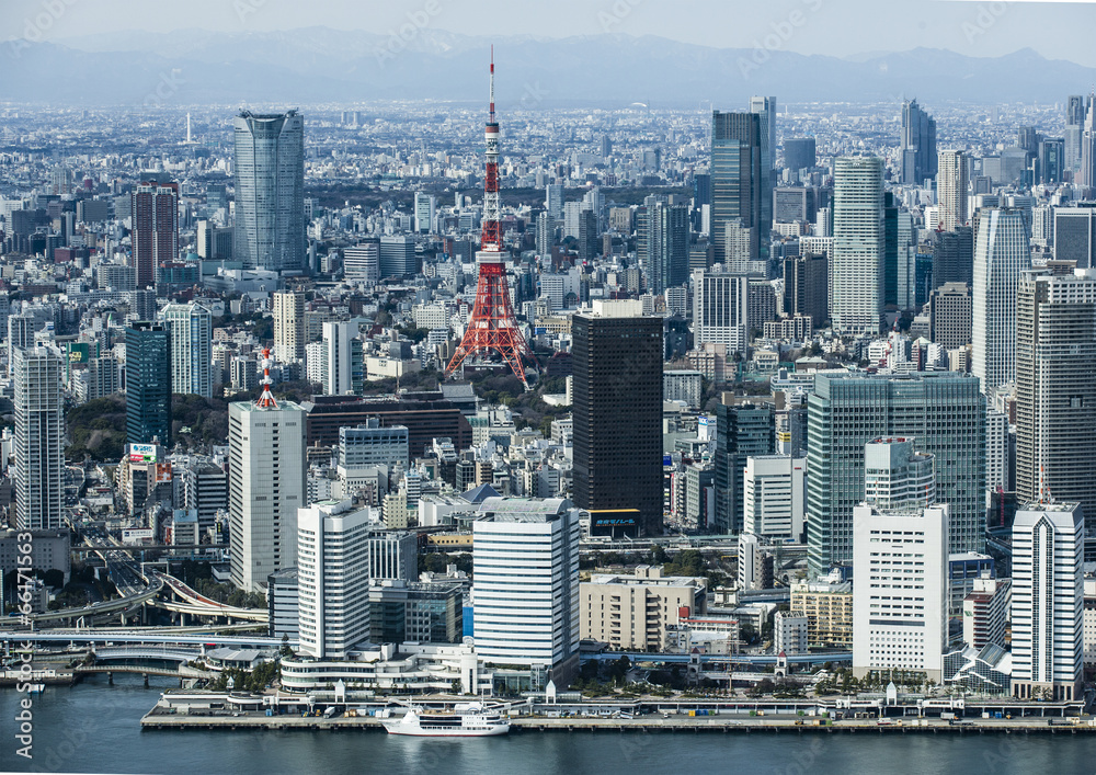 東京タワー　空撮