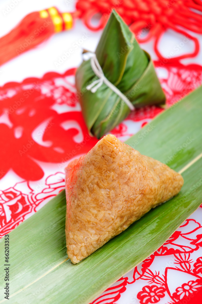 Chinese rice dumplings，  Traditional food