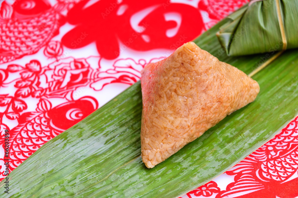 Chinese rice dumplings，  Traditional food