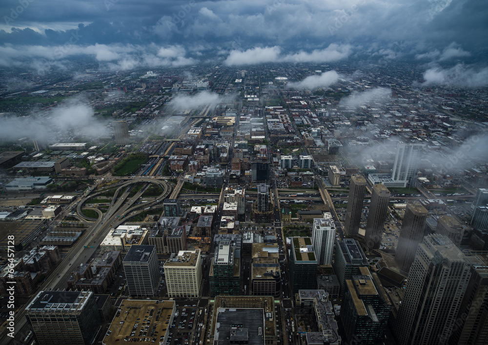 aerial photograph　Chicago