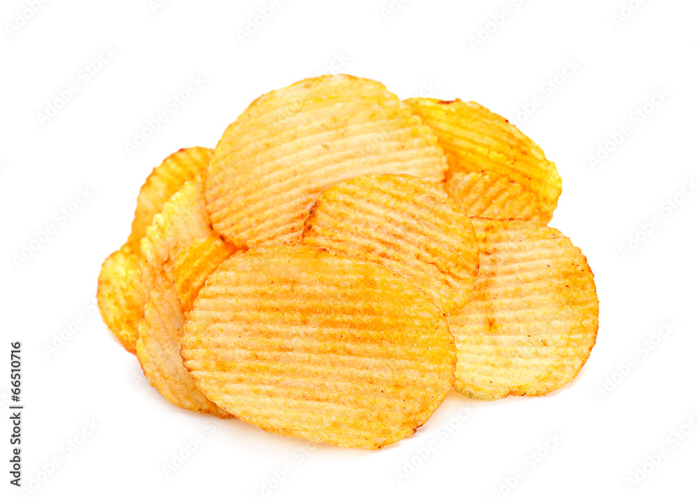 Ribbed potatoes snack