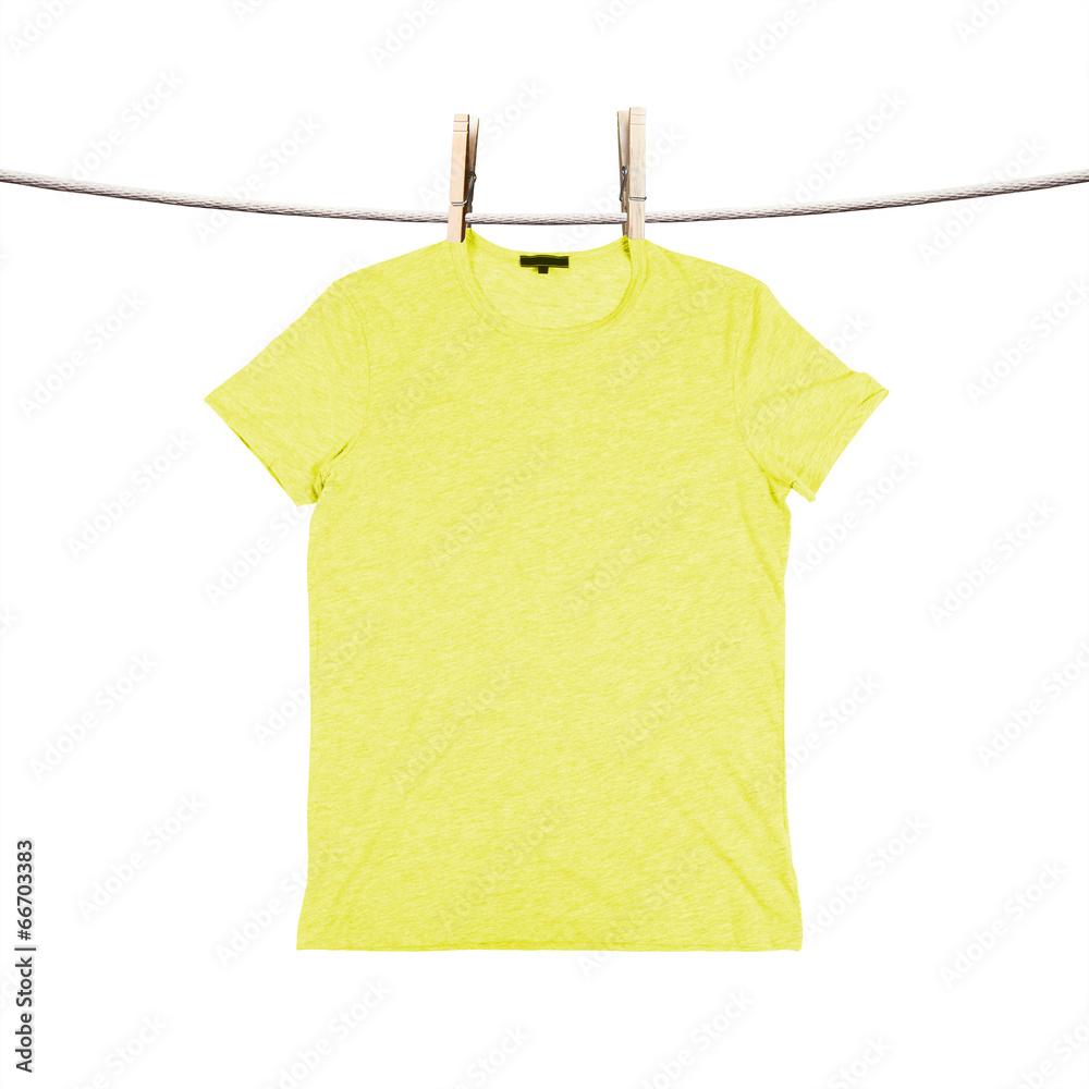 yellow t shirt