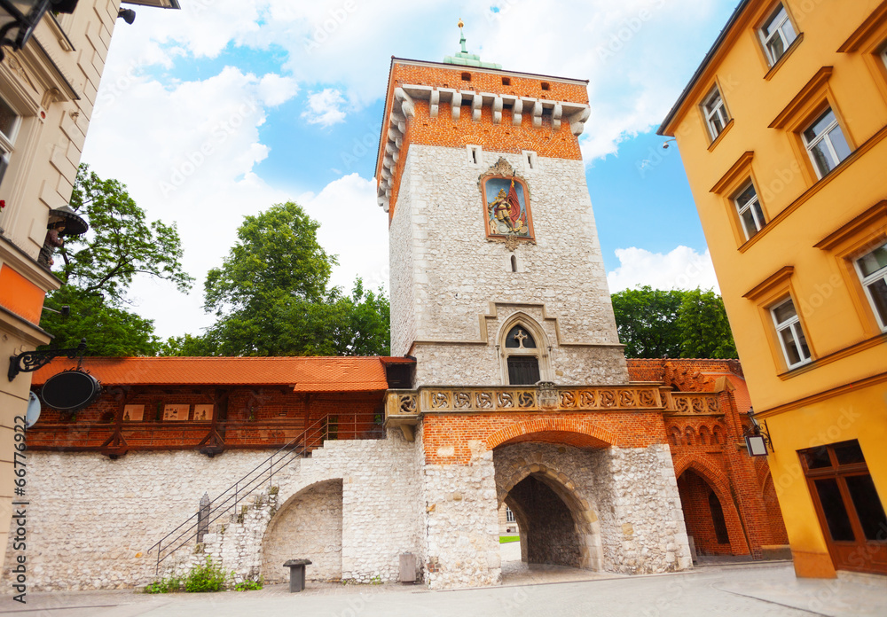 St. Florians Street  (Florianska Street) gates