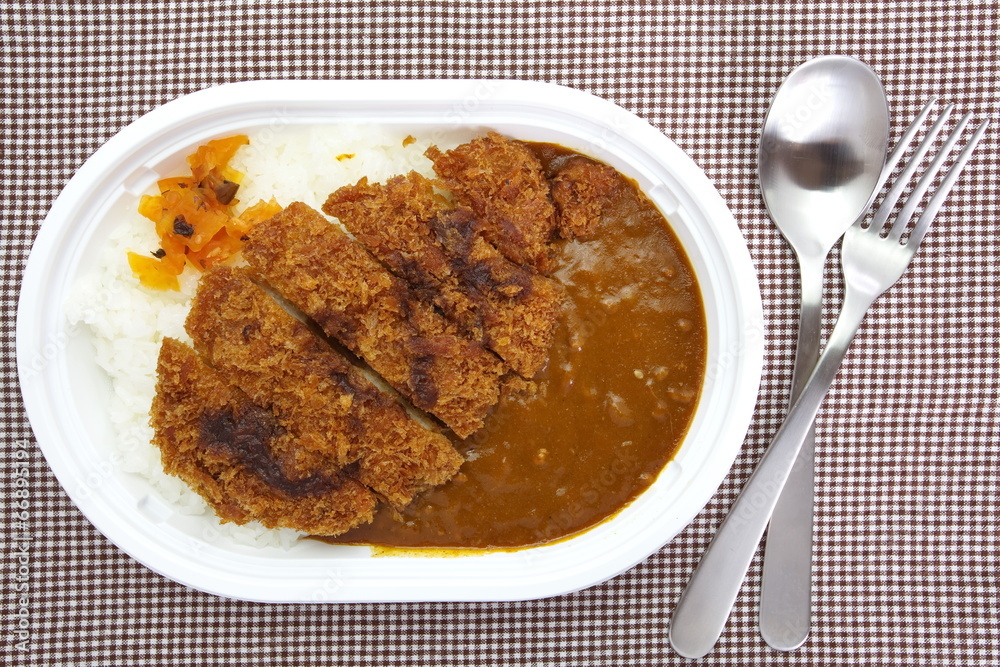 日本传统食品猪肉咖喱饭