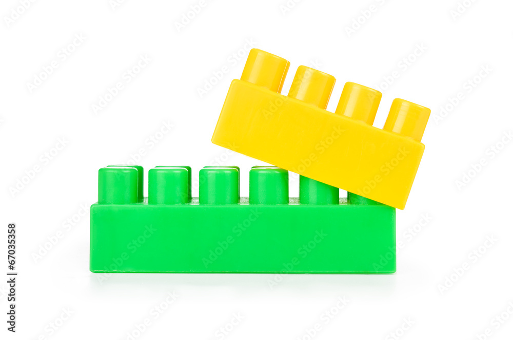 Plastic building blocks