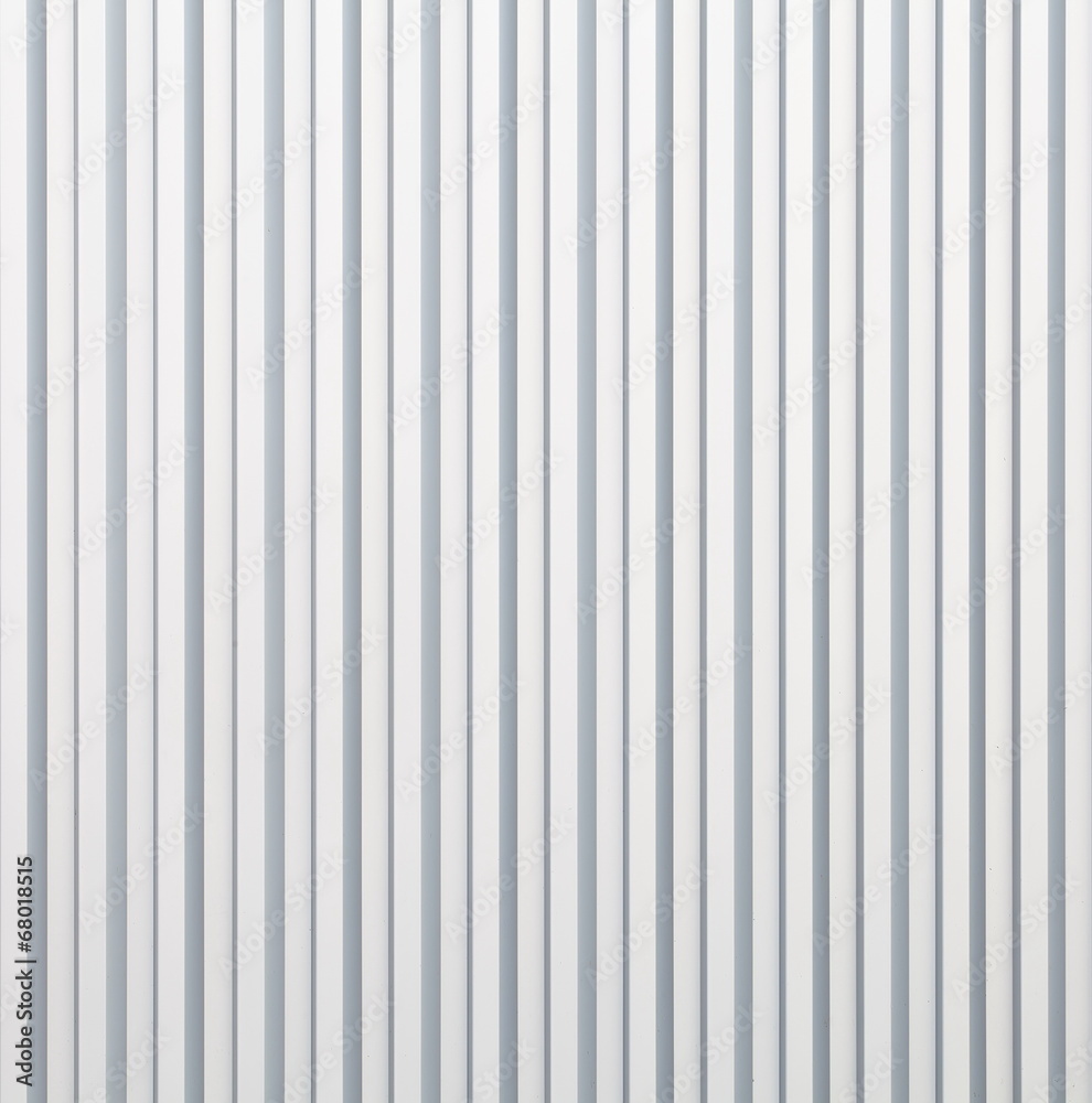 white Corrugated metal texture surface