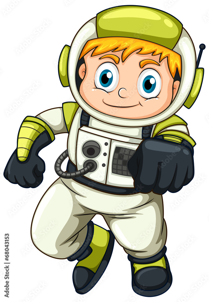 A young astronaut