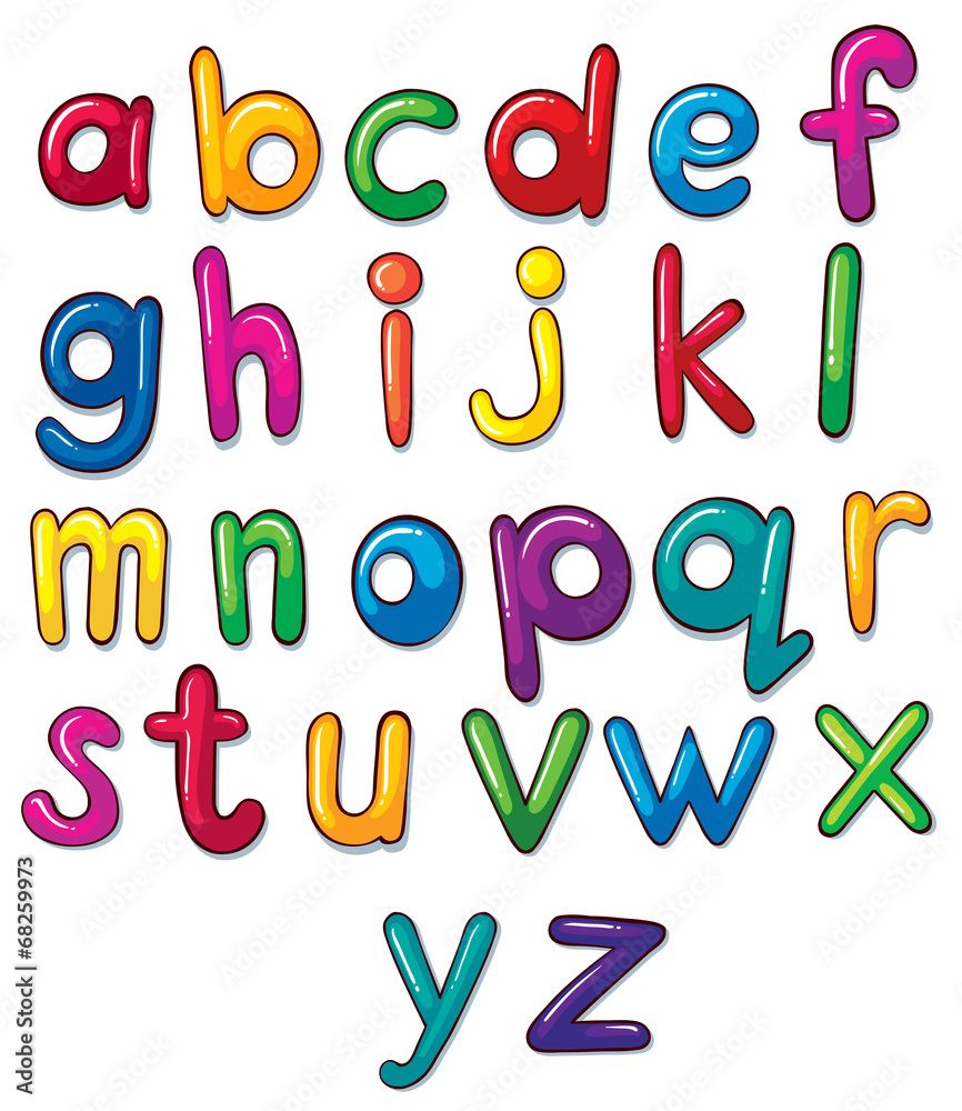 Letters of the alphabet artwork