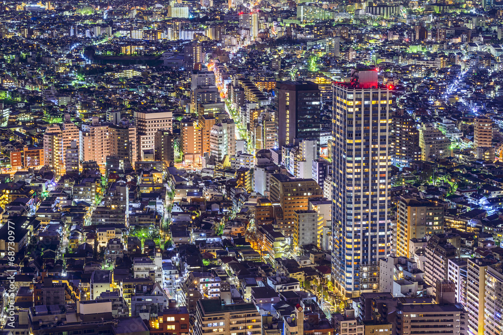 日本东京城市景观