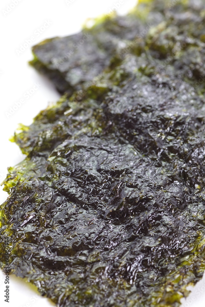 Sheet of dried nori ,dried seaweed