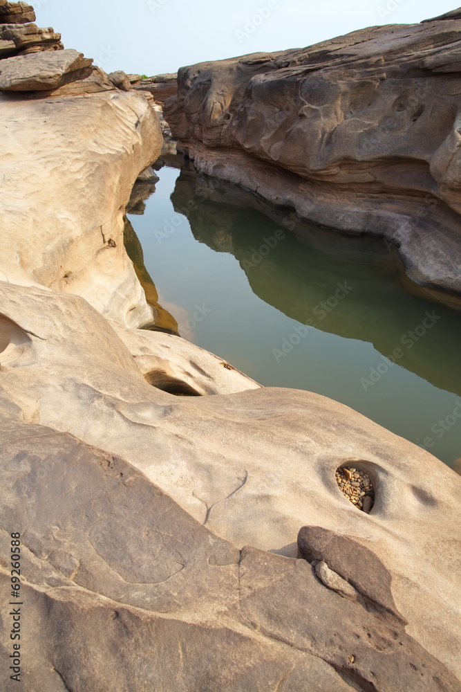 Sam-Pan-Bok Grand Canyon Ubon Ratchathani Thailand