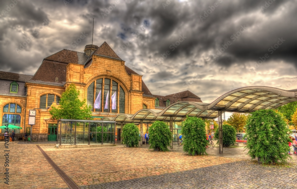 Railway station of Koblenz, Germany