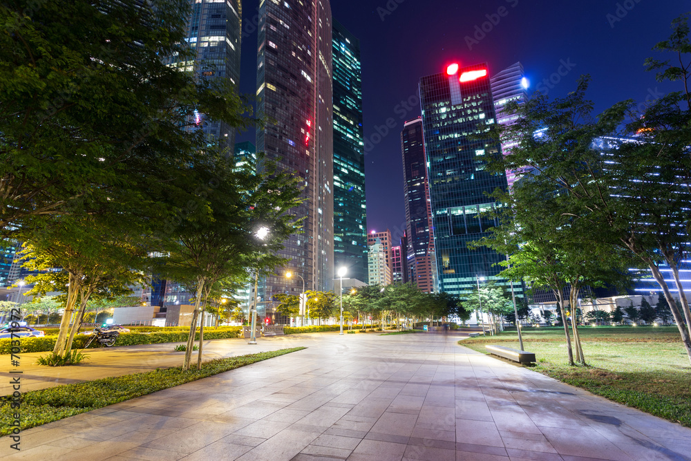 繁华城市夜景