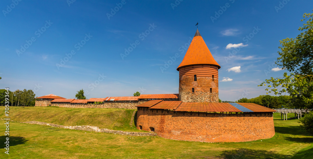 Ruins of the Castle in Kaunas, Lithuania