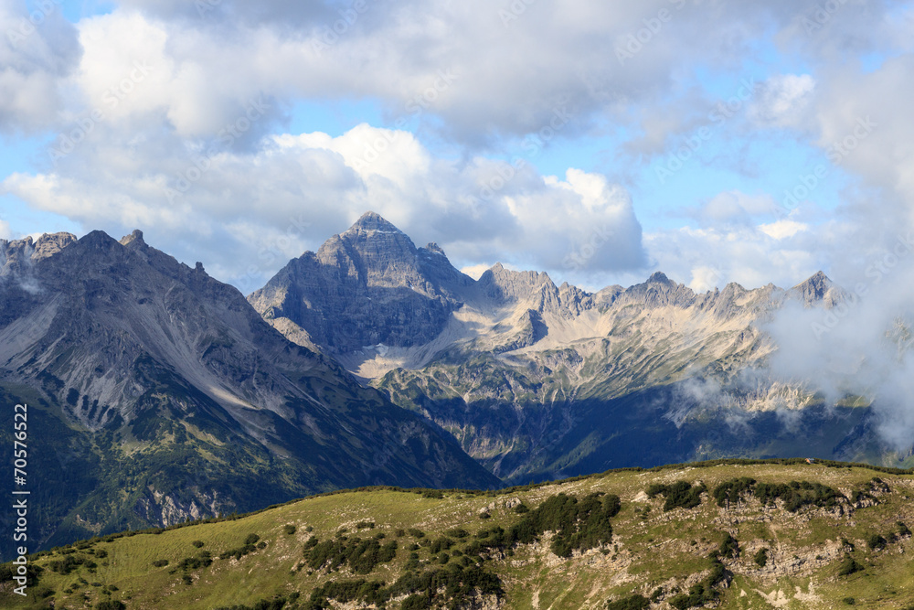 Hochvogel von Norden aus - Allgäuer Alpen