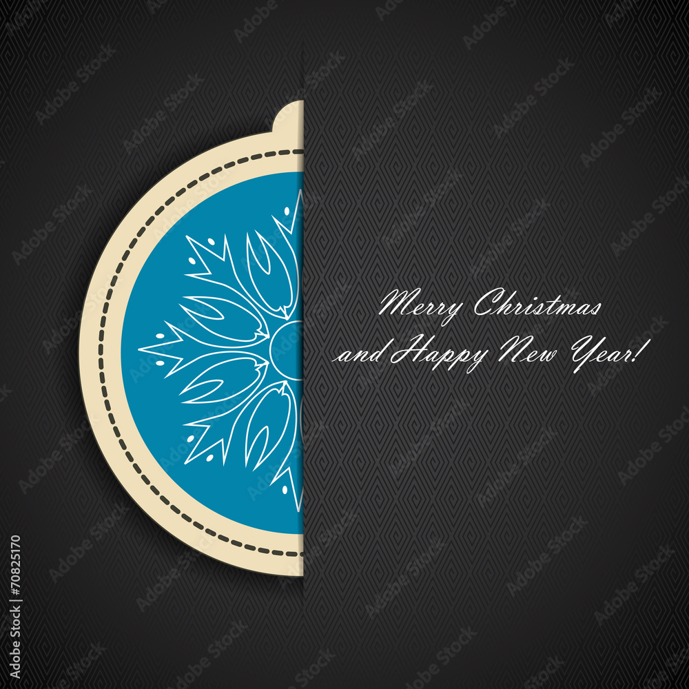 Abstract Beauty Christmas and New Year Background. Vector Illust