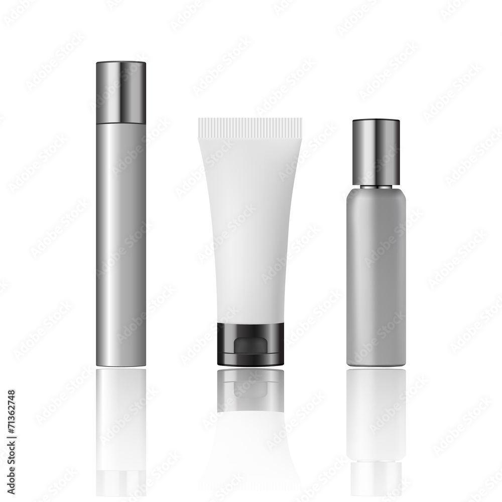 blank cosmetic bottle .