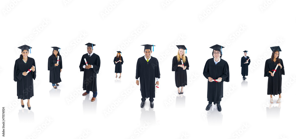 Multiethnic Group of Graduated students