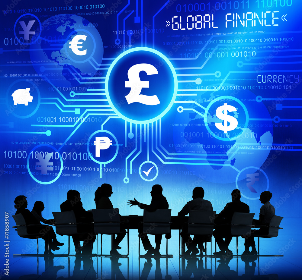 Business People and Global Finance Concepts