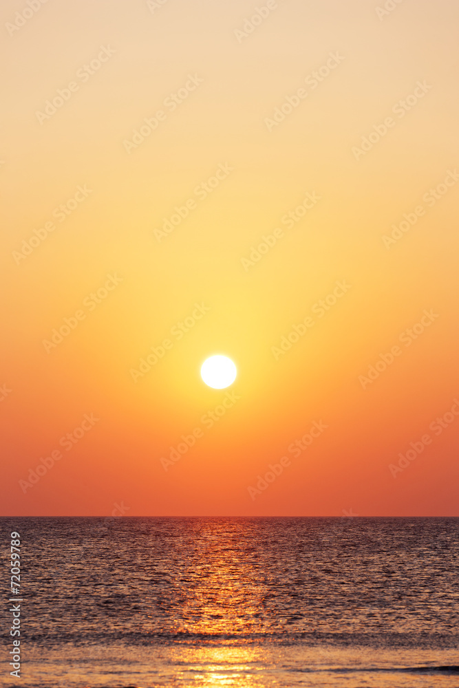 Sonnenuntergang am Meer