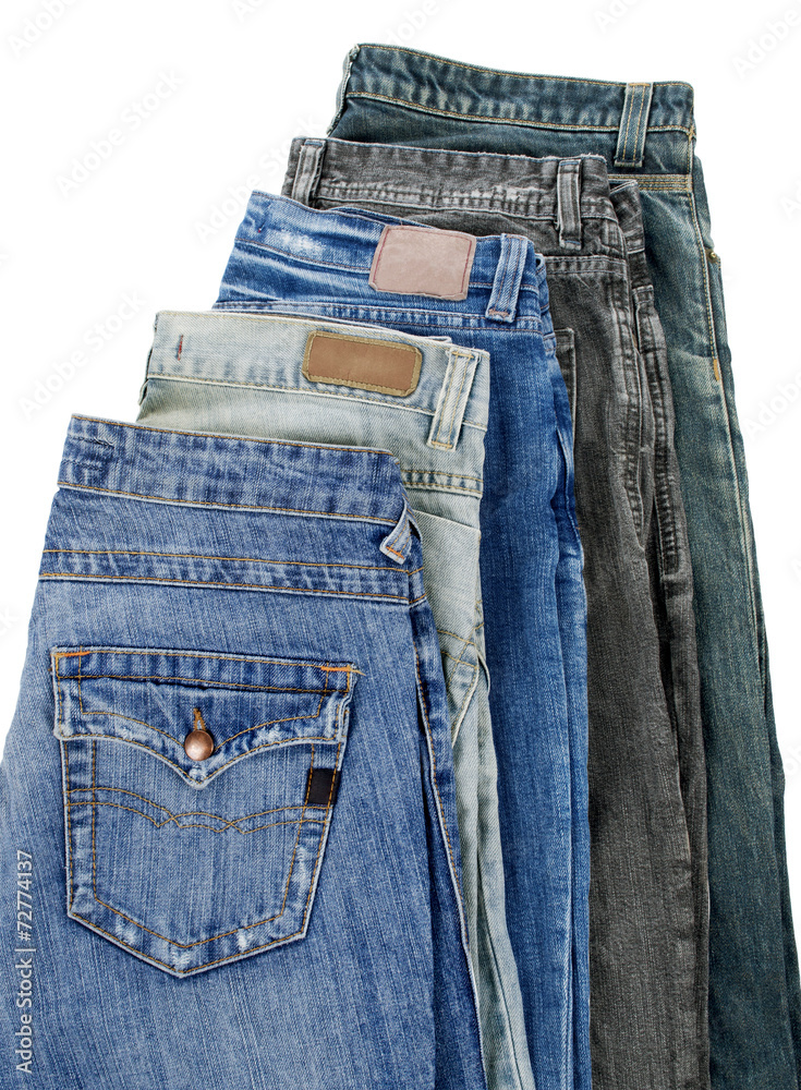 pile of jeans